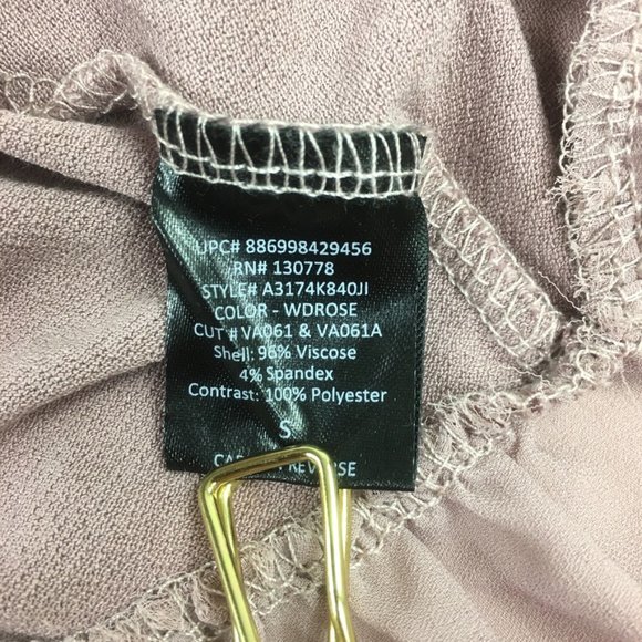 About A Girl Mauve flowy shirt - Picture 5 of 6